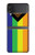 S3846 プライドフラッグLGBT Pride Flag LGBT Samsung Galaxy Z Flip 4 バックケース、フリップケース・カバー