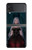 S3847 リリス 花嫁 ゴシック女 スカル死神 Lilith Devil Bride Gothic Girl Skull Grim Reaper Samsung Galaxy Z Flip 4 バックケース、フリップケース・カバー