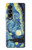S0213 フィンセント・ファン・ゴッホ 星月夜 Van Gogh Starry Nights Samsung Galaxy Z Fold 4 バックケース、フリップケース・カバー