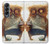 S1133 目を覚ますフクロウ Wake up Owl Samsung Galaxy Z Fold 4 バックケース、フリップケース・カバー