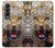 S1932 ブルーアイヒョウ Blue Eyed Leopard Samsung Galaxy Z Fold 4 バックケース、フリップケース・カバー