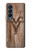 S2183 ヤギ 木材 グラフィックプリント Goat Wood Graphic Printed Samsung Galaxy Z Fold 4 バックケース、フリップケース・カバー