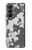 S2186 グレー迷彩グラフィックプリント Gray Camo Camouflage Graphic Printed Samsung Galaxy Z Fold 4 バックケース、フリップケース・カバー