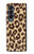 S2204 ヒョウ柄グラフィックプリント Leopard Pattern Graphic Printed Samsung Galaxy Z Fold 4 バックケース、フリップケース・カバー
