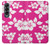 S2246 ハワイのハイビスカスピンク柄 Hawaiian Hibiscus Pink Pattern Samsung Galaxy Z Fold 4 バックケース、フリップケース・カバー