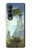 S2415 クロード・モネ パラソルを持つ女性 Claude Monet Woman with a Parasol Samsung Galaxy Z Fold 4 バックケース、フリップケース・カバー