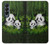 S2441 パンダファミリー 竹林 Panda Family Bamboo Forest Samsung Galaxy Z Fold 4 バックケース、フリップケース・カバー