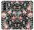 S2727 ヴィンテージローズ柄 Vintage Rose Pattern Samsung Galaxy Z Fold 4 バックケース、フリップケース・カバー