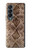 S2875 ラトルスネークスキン グラフィックプリント Rattle Snake Skin Graphic Printed Samsung Galaxy Z Fold 4 バックケース、フリップケース・カバー