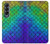 S2930 人魚のスケール Mermaid Fish Scale Samsung Galaxy Z Fold 4 バックケース、フリップケース・カバー
