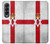 S2972 北アイルランドサッカー Northern Ireland Football Soccer Flag Samsung Galaxy Z Fold 4 バックケース、フリップケース・カバー