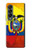 S3020 エクアドルの旗 Ecuador Flag Samsung Galaxy Z Fold 4 バックケース、フリップケース・カバー