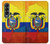 S3020 エクアドルの旗 Ecuador Flag Samsung Galaxy Z Fold 4 バックケース、フリップケース・カバー