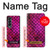 S3051 ピンク人魚のスケール Pink Mermaid Fish Scale Samsung Galaxy Z Fold 4 バックケース、フリップケース・カバー