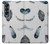 S3085 羽 Feather Paint Pattern Samsung Galaxy Z Fold 4 バックケース、フリップケース・カバー