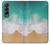 S3150 海 ビーチ Sea Beach Samsung Galaxy Z Fold 4 バックケース、フリップケース・カバー