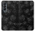 S3153 黒バラ Black Roses Samsung Galaxy Z Fold 4 バックケース、フリップケース・カバー