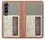 S3165 FM AM木レシーバーグラフィック FM AM Wooden Receiver Graphic Samsung Galaxy Z Fold 4 バックケース、フリップケース・カバー
