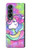 S3264 パステルユニコーン Pastel Unicorn Samsung Galaxy Z Fold 4 バックケース、フリップケース・カバー