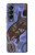 S3387 カモノハシオーストラリアのアボリジニアート Platypus Australian Aboriginal Art Samsung Galaxy Z Fold 4 バックケース、フリップケース・カバー