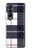 S3452 チェック柄 Plaid Fabric Pattern Samsung Galaxy Z Fold 4 バックケース、フリップケース・カバー