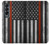 S3472 消防士細い赤線旗 Firefighter Thin Red Line Flag Samsung Galaxy Z Fold 4 バックケース、フリップケース・カバー