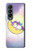 S3485 かわいい眠りユニコーン Cute Unicorn Sleep Samsung Galaxy Z Fold 4 バックケース、フリップケース・カバー