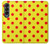 S3526 赤い水玉 Red Spot Polka Dot Samsung Galaxy Z Fold 4 バックケース、フリップケース・カバー