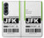 S3664 航空会社の旅行手荷物ラベル Airline Travel Luggage Label Samsung Galaxy Z Fold 4 バックケース、フリップケース・カバー