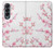 S3707 ピンクの桜の春の花 Pink Cherry Blossom Spring Flower Samsung Galaxy Z Fold 4 バックケース、フリップケース・カバー