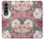 S3716 バラの花柄 Rose Floral Pattern Samsung Galaxy Z Fold 4 バックケース、フリップケース・カバー