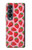 S3719 いちご柄 Strawberry Pattern Samsung Galaxy Z Fold 4 バックケース、フリップケース・カバー