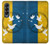 S3857 平和鳩 ウクライナの旗 Peace Dove Ukraine Flag Samsung Galaxy Z Fold 4 バックケース、フリップケース・カバー