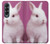 S3870 かわいい赤ちゃんバニー Cute Baby Bunny Samsung Galaxy Z Fold 4 バックケース、フリップケース・カバー