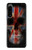 S3848 イギリスの旗の頭蓋骨 United Kingdom Flag Skull Sony Xperia 5 IV バックケース、フリップケース・カバー