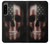 S3850 アメリカの国旗の頭蓋骨 American Flag Skull Sony Xperia 5 IV バックケース、フリップケース・カバー