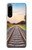 S3866 鉄道直線線路 Railway Straight Train Track Sony Xperia 5 IV バックケース、フリップケース・カバー