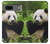 S1073 パンダは食べるのが楽しみ Panda Enjoy Eating Google Pixel 7 バックケース、フリップケース・カバー