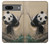 S2210 パンダふわふわアートの絵画 Panda Fluffy Art Painting Google Pixel 7 バックケース、フリップケース・カバー S2210 パンダふわふわアートの絵画 Panda Fluffy Art Painting Google Pixel 7 バックケース、フリップケース・カバー