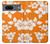 S2245 ハワイのハイビスカスオレンジ柄 Hawaiian Hibiscus Orange Pattern Google Pixel 7 バックケース、フリップケース・カバー