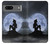 S2668 マーメイドシルエット月の夜 Mermaid Silhouette Moon Night Google Pixel 7 バックケース、フリップケース・カバー