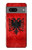 S2982 アルバニアサッカー Albania Football Soccer Red Flag Google Pixel 7 バックケース、フリップケース・カバー