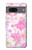 S3036 ピンクフラワーフローラ Pink Sweet Flower Flora Google Pixel 7 バックケース、フリップケース・カバー
