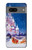 S3282 サンタ・クリスマス城 Santa Xmas Castle Google Pixel 7 バックケース、フリップケース・カバー