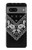 S3363 黒バンダナ Bandana Black Pattern Google Pixel 7 バックケース、フリップケース・カバー