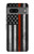 S3472 消防士細い赤線旗 Firefighter Thin Red Line Flag Google Pixel 7 バックケース、フリップケース・カバー
