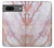 S3482 ピンクの大理石のグラフィックプリント Soft Pink Marble Graphic Print Google Pixel 7 バックケース、フリップケース・カバー