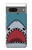 S3825 漫画のサメの海のダイビング Cartoon Shark Sea Diving Google Pixel 7 バックケース、フリップケース・カバー