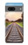 S3866 鉄道直線線路 Railway Straight Train Track Google Pixel 7 バックケース、フリップケース・カバー