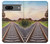 S3866 鉄道直線線路 Railway Straight Train Track Google Pixel 7 バックケース、フリップケース・カバー